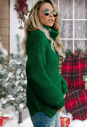 Women's Turtleneck Sweater — View 3