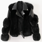 Women's Leather Look Jacket — View 3