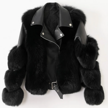 Women's Leather Look Jacket — View 3