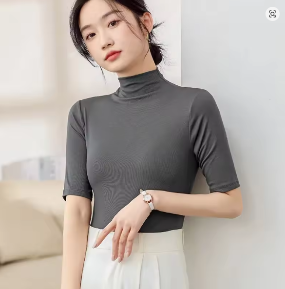 Women's Turtleneck Sweater — View 6