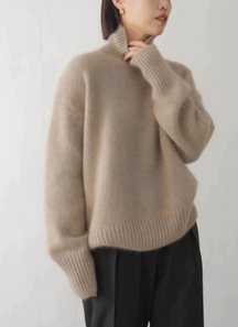 Women's Cashmere Turtleneck Sweater — View 3
