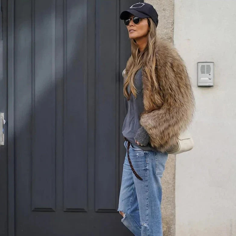Women's Faux Fur Jacket — View 2