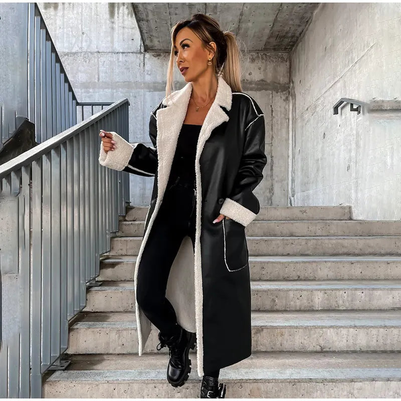 Women's Leather Look Jacket — View 6
