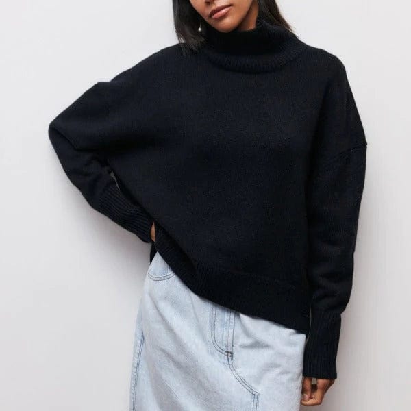 Women's Cashmere Turtleneck Sweater — View 7