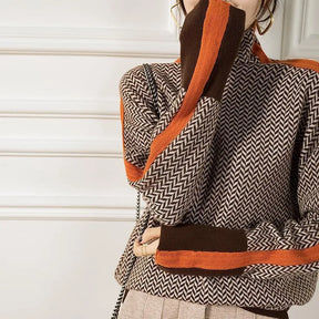 Women's Turtleneck Sweater — View 1