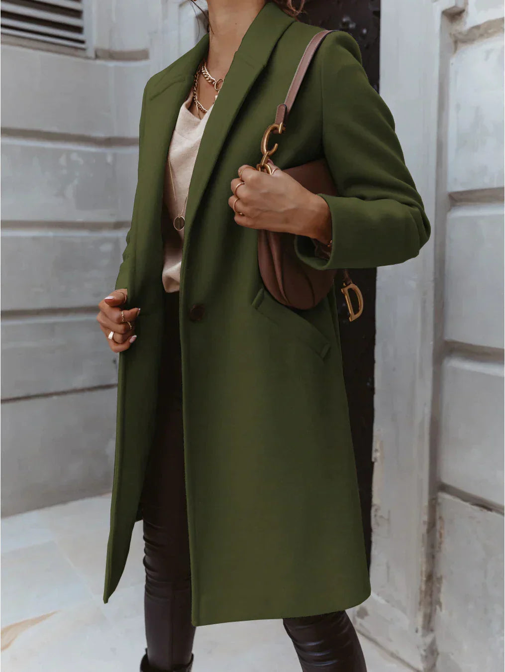 Women's Wool Coat — View 8