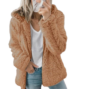 Women's Zip Front Teddy Coat — View 5