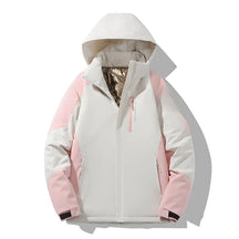 Women's Colorblock Winter Ski Jacket | Franziska in Purple - Juana Fashion