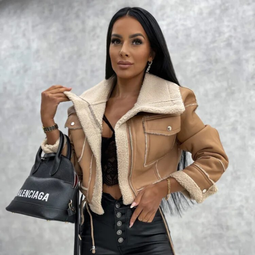 Women's Short Fleece Jacket — View 3