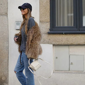 Women's Faux Fur Jacket — View 3