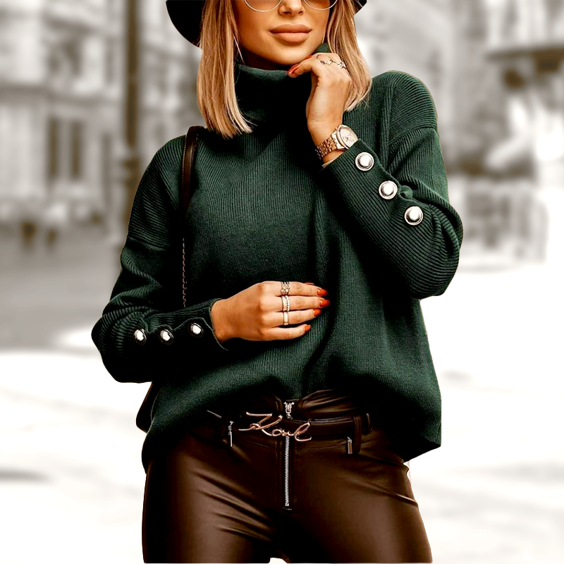 Women's Turtleneck Sweater — View 1