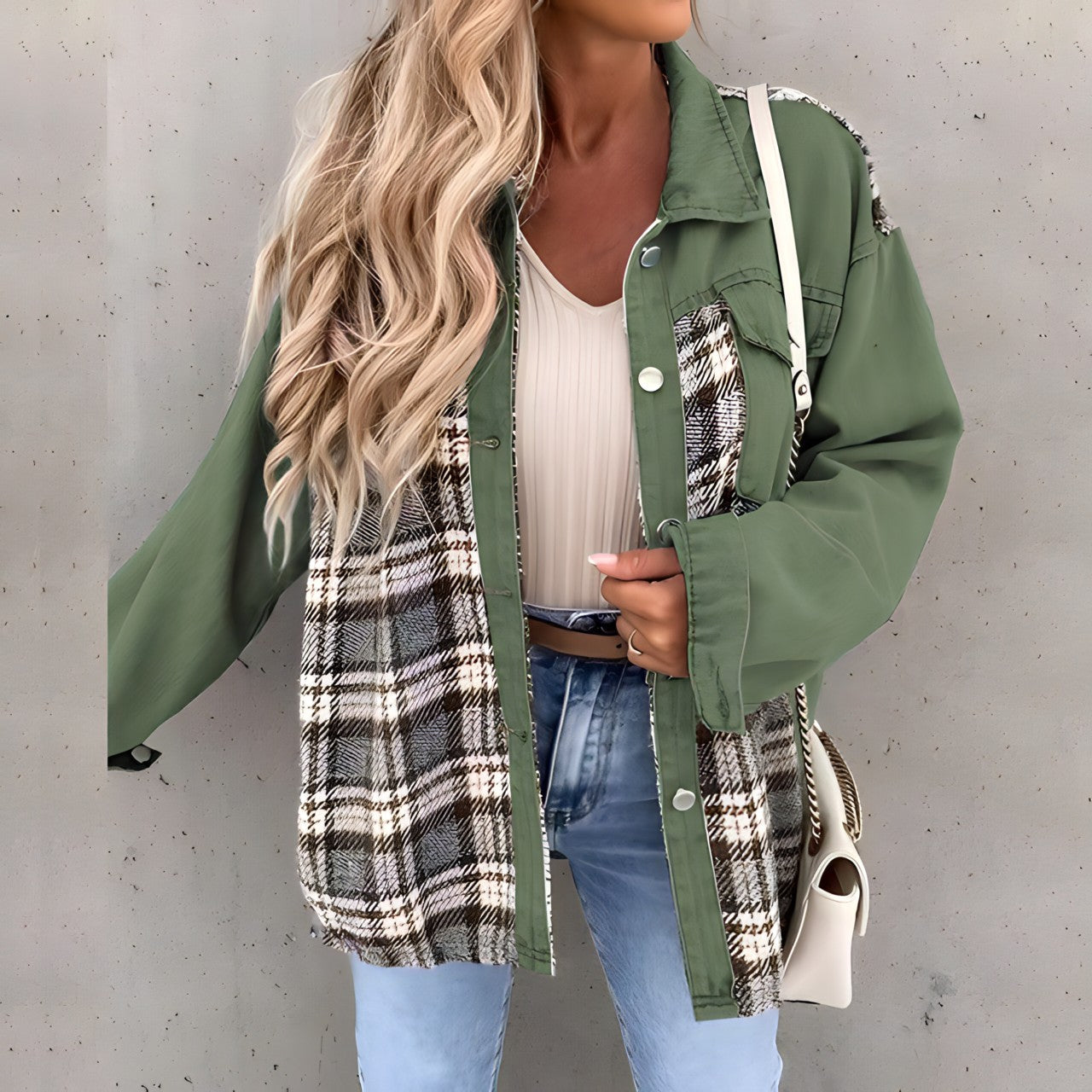 Women's Plaid Jacket — View 9