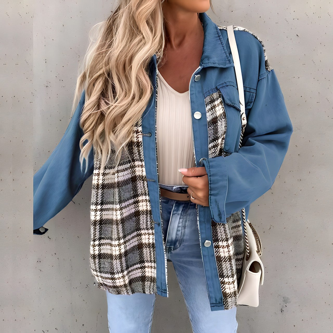 Women's Plaid Jacket — View 8
