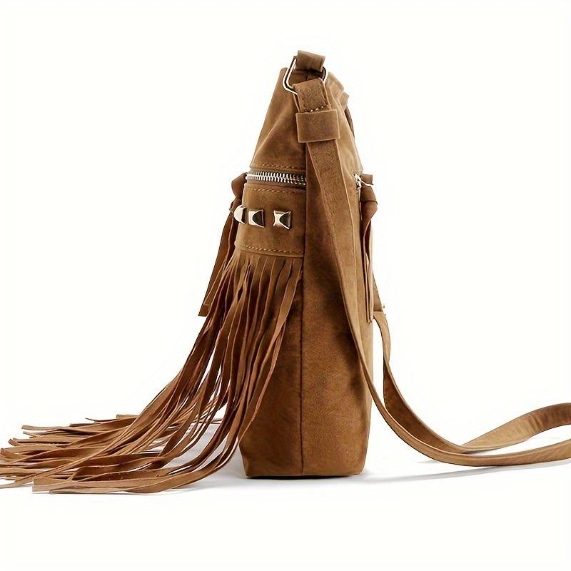 Women's Boho Fringe Crossbody Bag by Juana Fashion