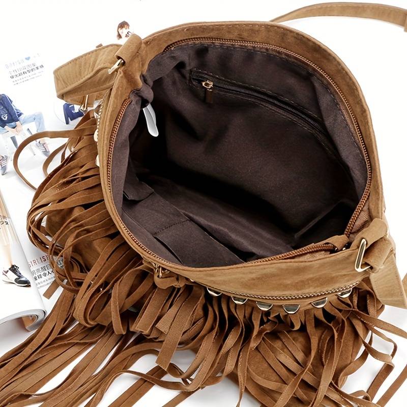 Women's Boho Fringe Crossbody Bag by Juana Fashion