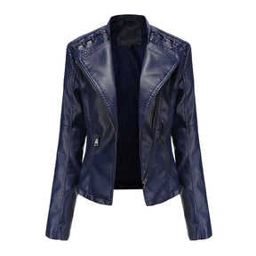 Women's Faux Leather Jacket — View 17