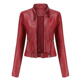 Women's Faux Leather Jacket — View 1