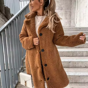 Women's Reversible Long Sleeve Coat — View 1