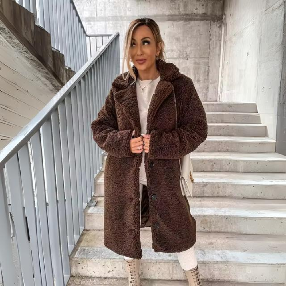 Women's Reversible Long Sleeve Coat — View 3