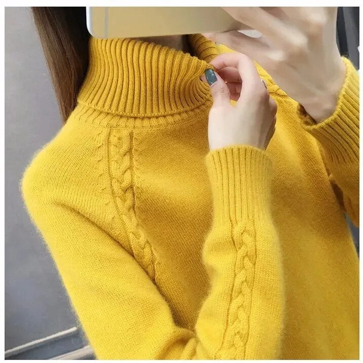 Women's Turtleneck Sweater — View 7