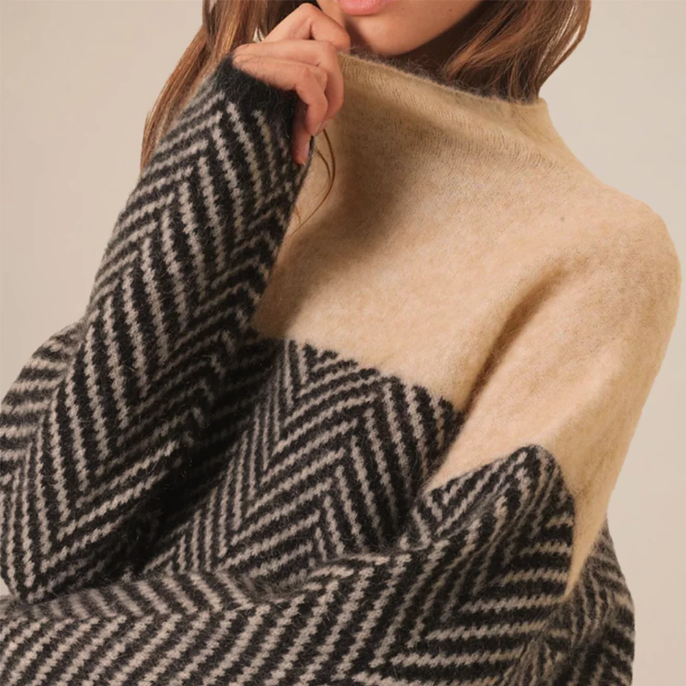 Women's Turtleneck Sweater — View 4