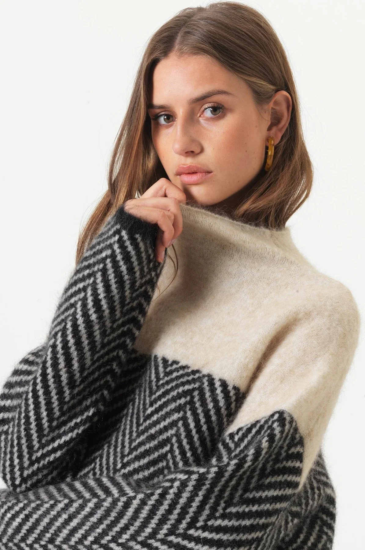 Women's Turtleneck Sweater — View 3