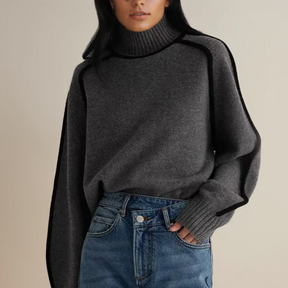 Women's Ribbed Turtleneck Sweater — View 6