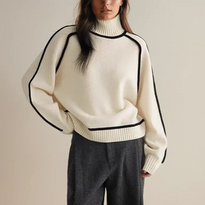 Women's Ribbed Turtleneck Sweater — View 5