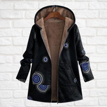 Women's Printed Hooded Long Sleeve Jacket — View 2