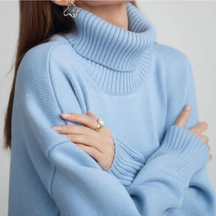 Women's Turtleneck Sweater — View 8