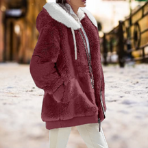 Women's Hooded Teddy Jacket — View 4