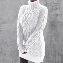 Women's Longline Turtleneck Sweater — View 3
