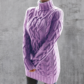 Women's Longline Turtleneck Sweater — View 6