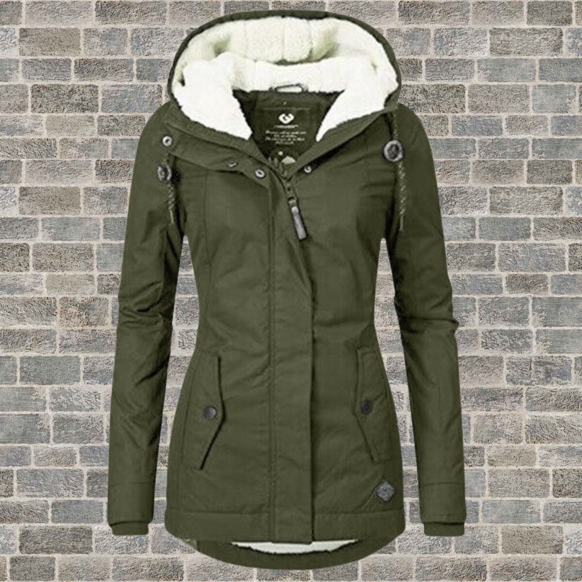 Women's Wool Hooded Coat — View 6