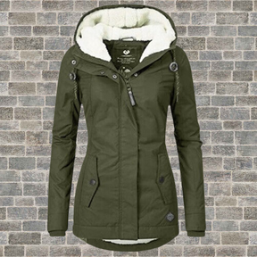 Women's Wool Hooded Coat — View 6