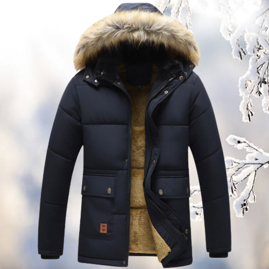 Women's Hooded Parka Coat — View 1