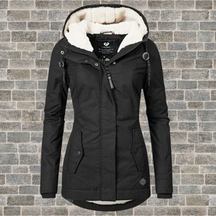 Women's Wool Hooded Coat — View 3