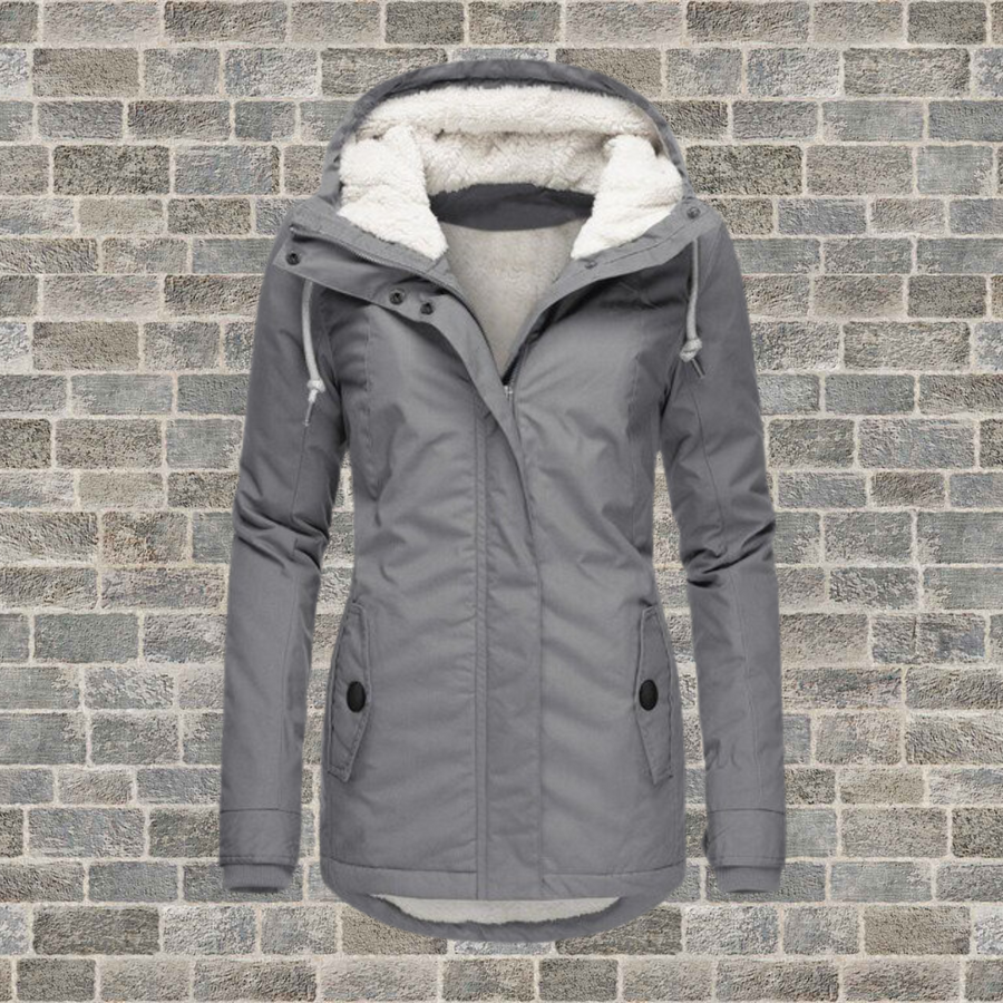 Women's Wool Hooded Coat — View 2