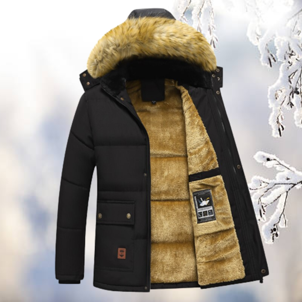 Women's Hooded Parka Coat — View 4