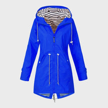 Women's Hooded Longline Rain Jacket — View 8