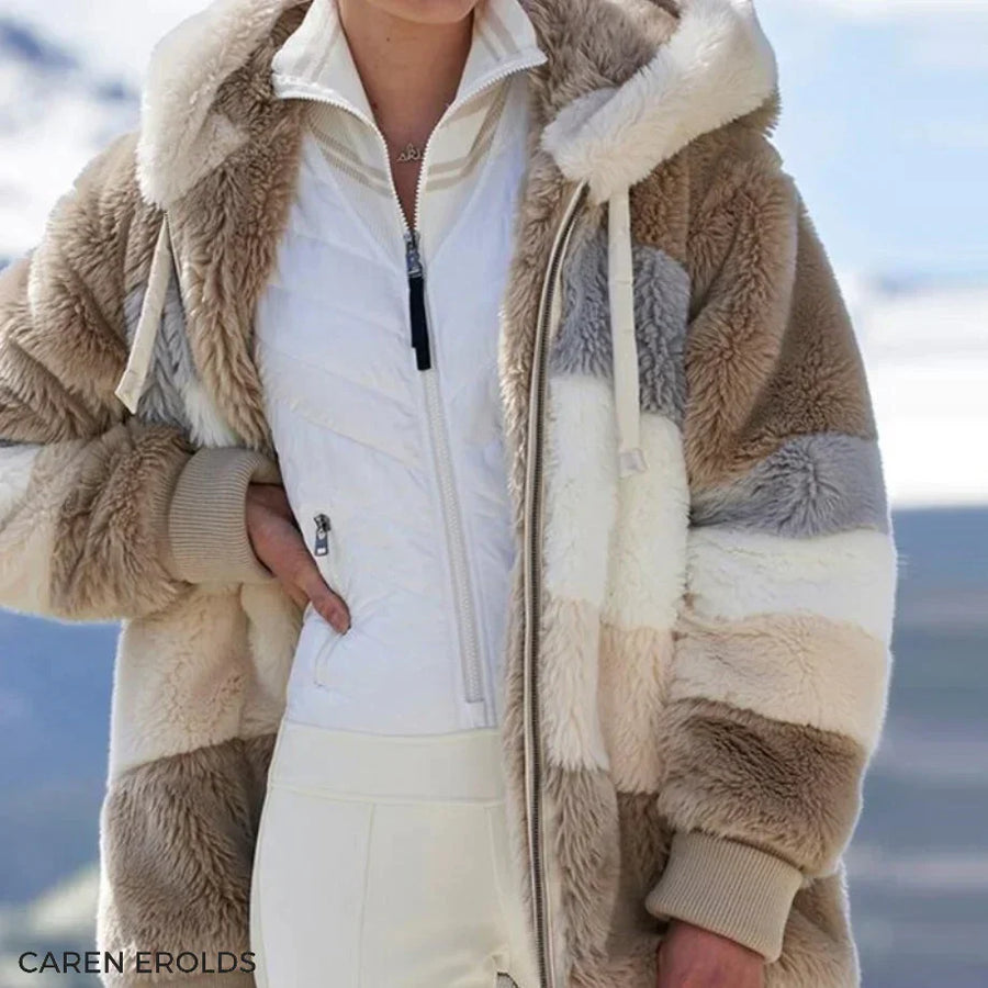 Women's Wool Hooded Teddy Jacket — View 2