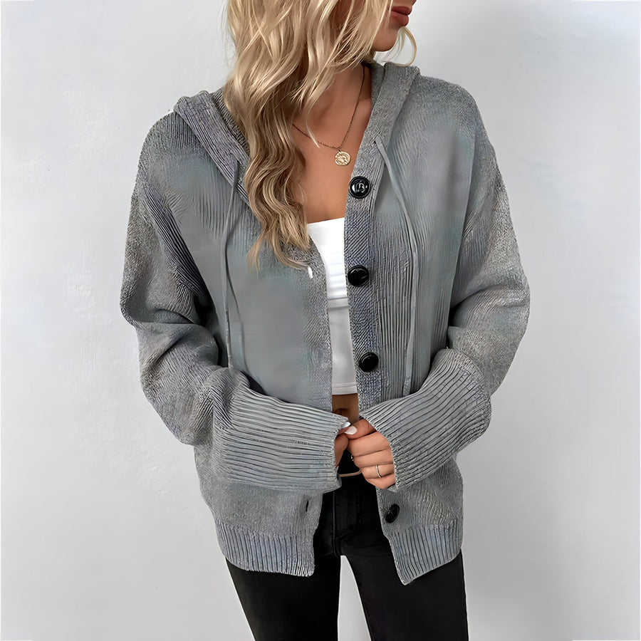 Women's Hooded Cardigan — View 1