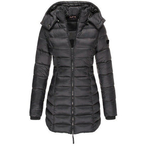 Women's Wool Blend Midi Longline Coat — View 1