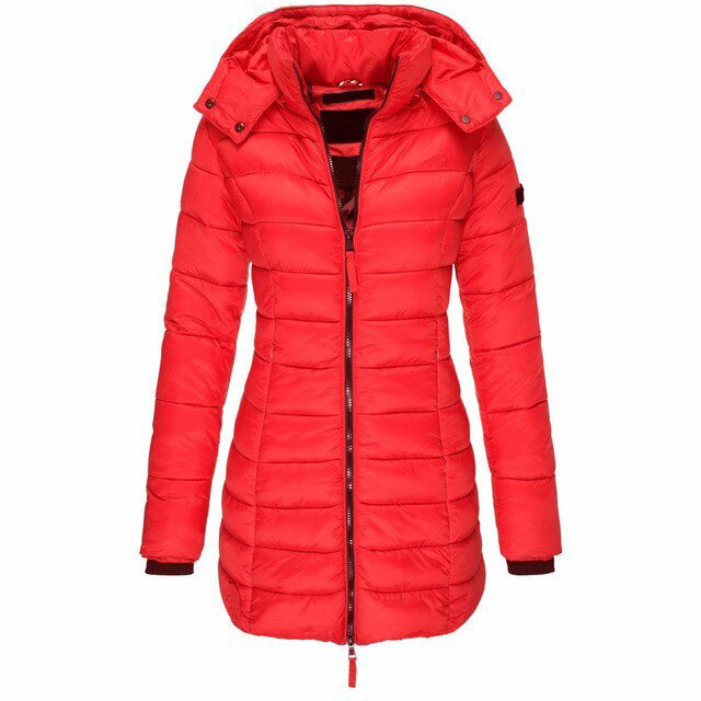 Women's Wool Blend Midi Longline Coat — View 2
