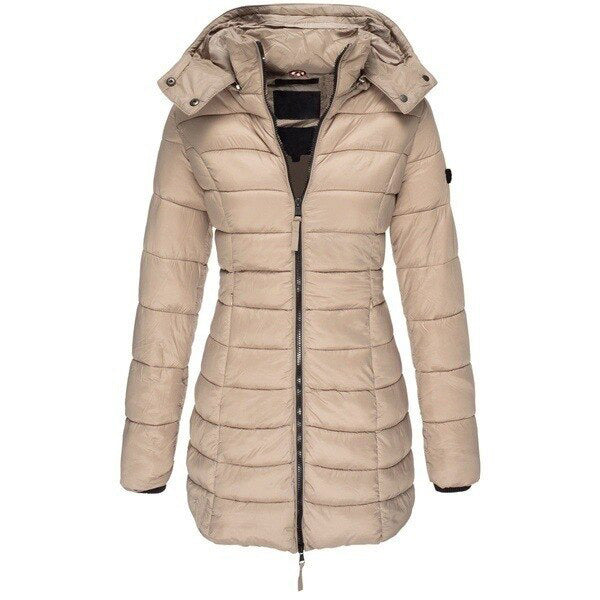 Women's Wool Blend Midi Longline Coat — View 4