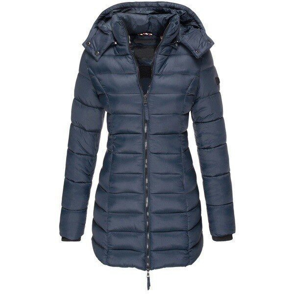 Women's Wool Blend Midi Longline Coat — View 5