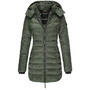 Women's Wool Blend Midi Longline Coat — View 6