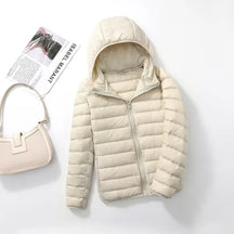 Women's Hooded Puffer Coat — View 2