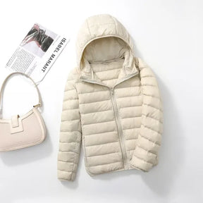 Women's Hooded Puffer Coat — View 2