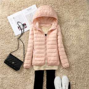 Women's Hooded Puffer Coat — View 15